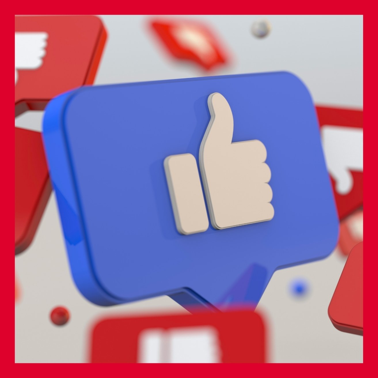 Immagine di icone social che descrivono prodotti di social media marketing